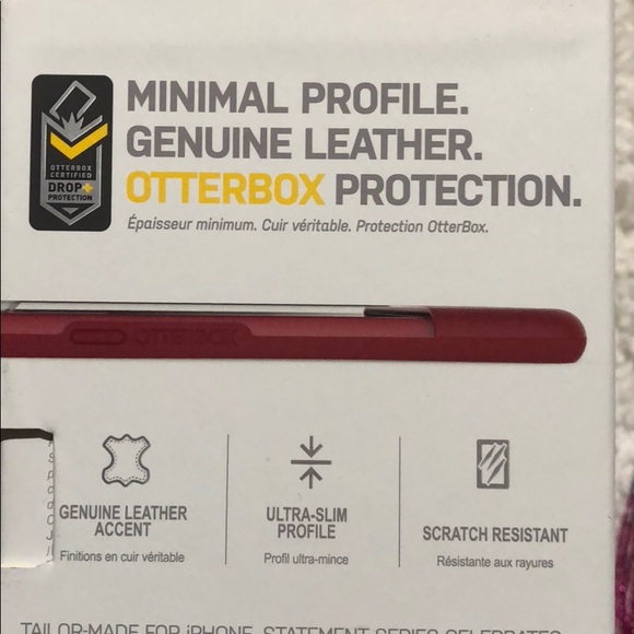 OtterBox Statement Series iPhone 6/6S case Red - Picture 7 of 8